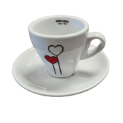 Ascaso "Love-Herz" Espresso Tasse Weiß Ascaso - rhiinland.com