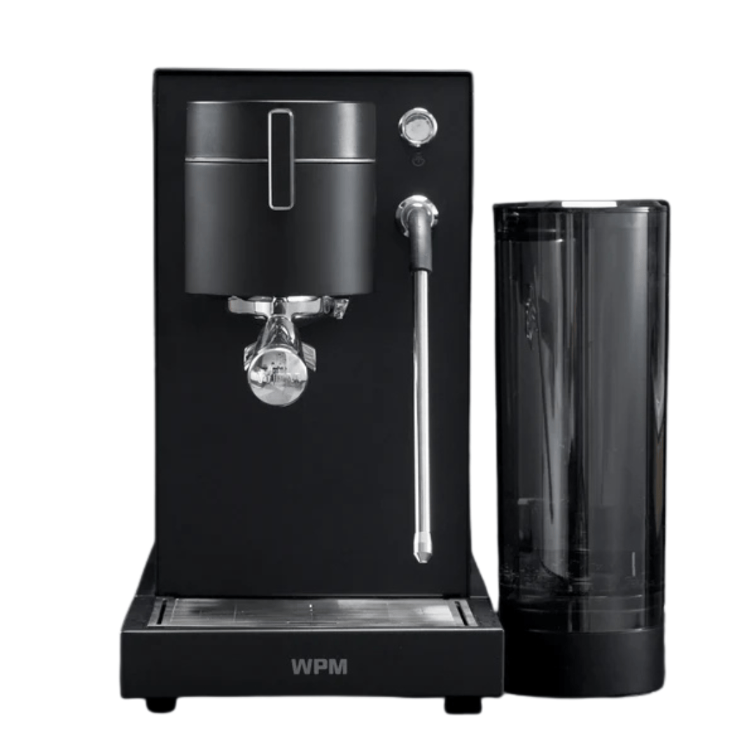 WPM PRIMUS Espressomaschine – Dual Thermoblock Hybrid System, Gear Pump, Pressure Profiling Espressomaschinen WPM Schwarz - rhiinland.com