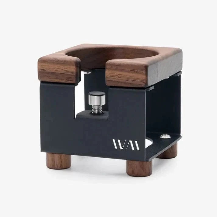 Tamperstation von Wiedemann - Holz trifft Design Tamper Station Wiedemann Manufaktur Schwarz Nussbaum - rhiinland.com