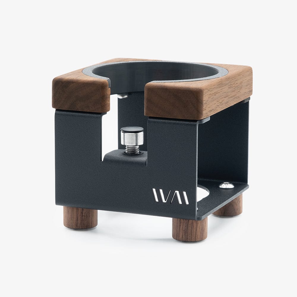 Tamperstation von Wiedemann Version 2 mit Ring Tamper Station Wiedemann Manufaktur Schwarz Nussbaum - rhiinland.com