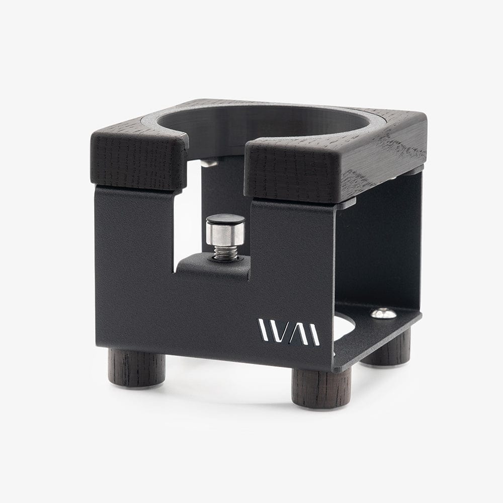 Tamperstation von Wiedemann Version 2 mit Ring Tamper Station Wiedemann Manufaktur Schwarz Räuchereiche - rhiinland.com