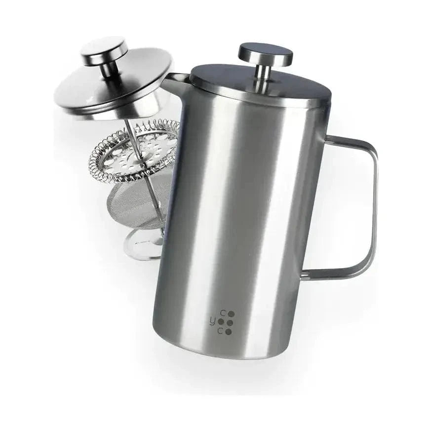 French Press - Press-Stempel-Kanne verschiedene Farben von COYOOCO French Press COYOOCO Edelstahl gebürstet - rhiinland.com