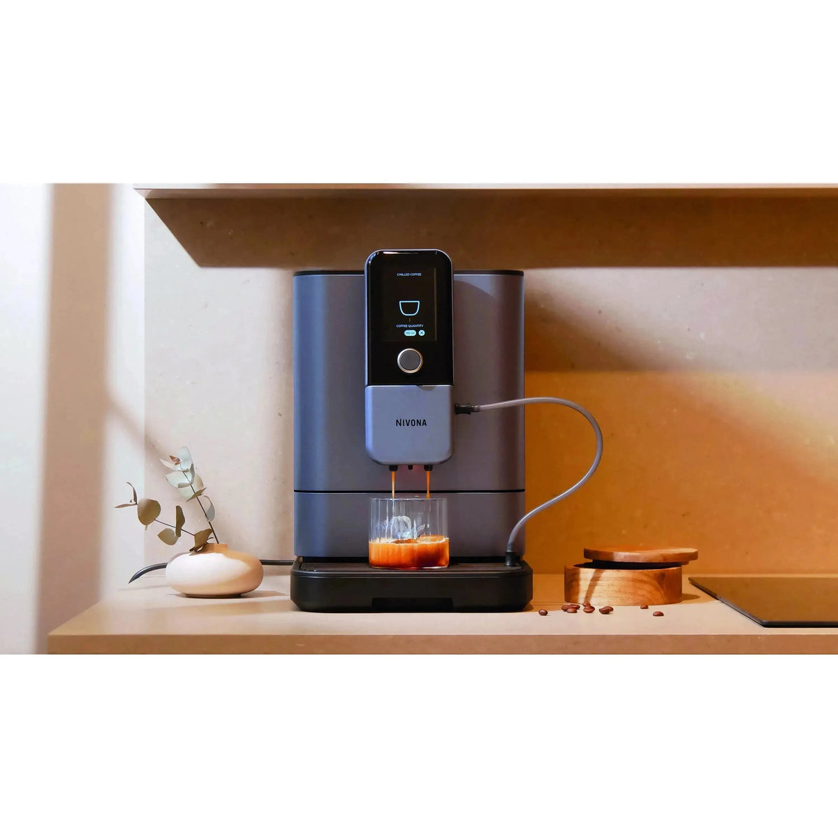 Nivona NIVO 8107 Vollautomat - Perlenblau - Chilled Cold Brew Kaffeevollautomat Nivona - rhiinland.com