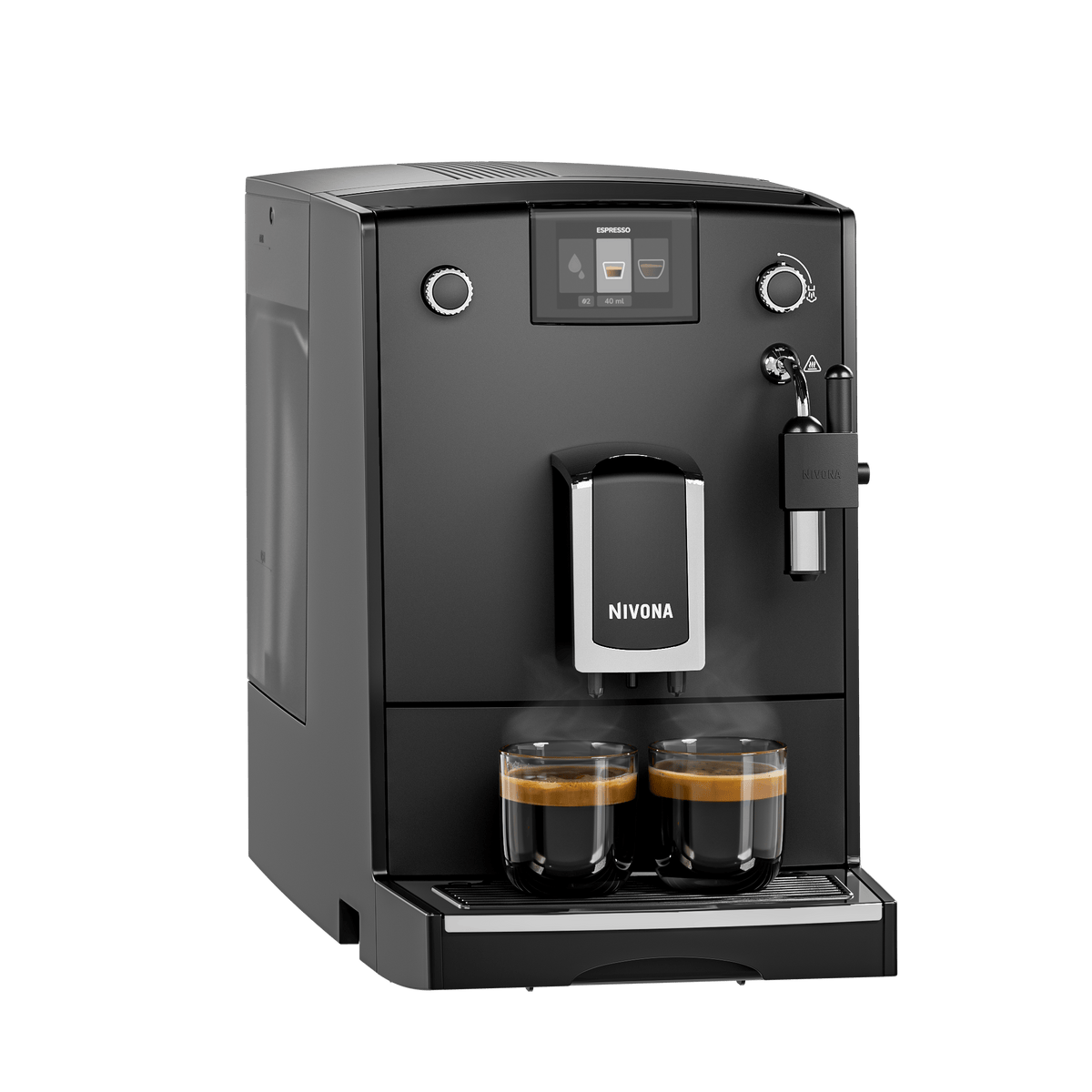 Nivona NICR 5'50 Mattschwarz – Chrom – Kaffeevollautomat Kaffeevollautomat Nivona - rhiinland.com