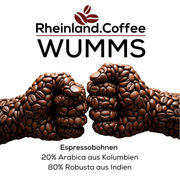 WUMMS - Espressobohnen dunkle Schokolade, Nougat und Nüsse Kaffee Rheinland.Collection - rhiinland.com
