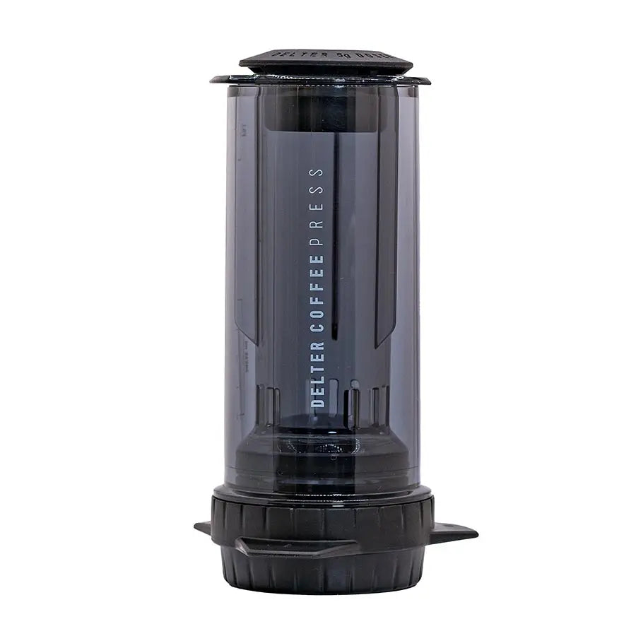 Delter Coffee Press – Volle Geschmackskontrolle in Clear & Grey Limited Edition Kaffee mobil Delter Coffee Grey - rhiinland.com
