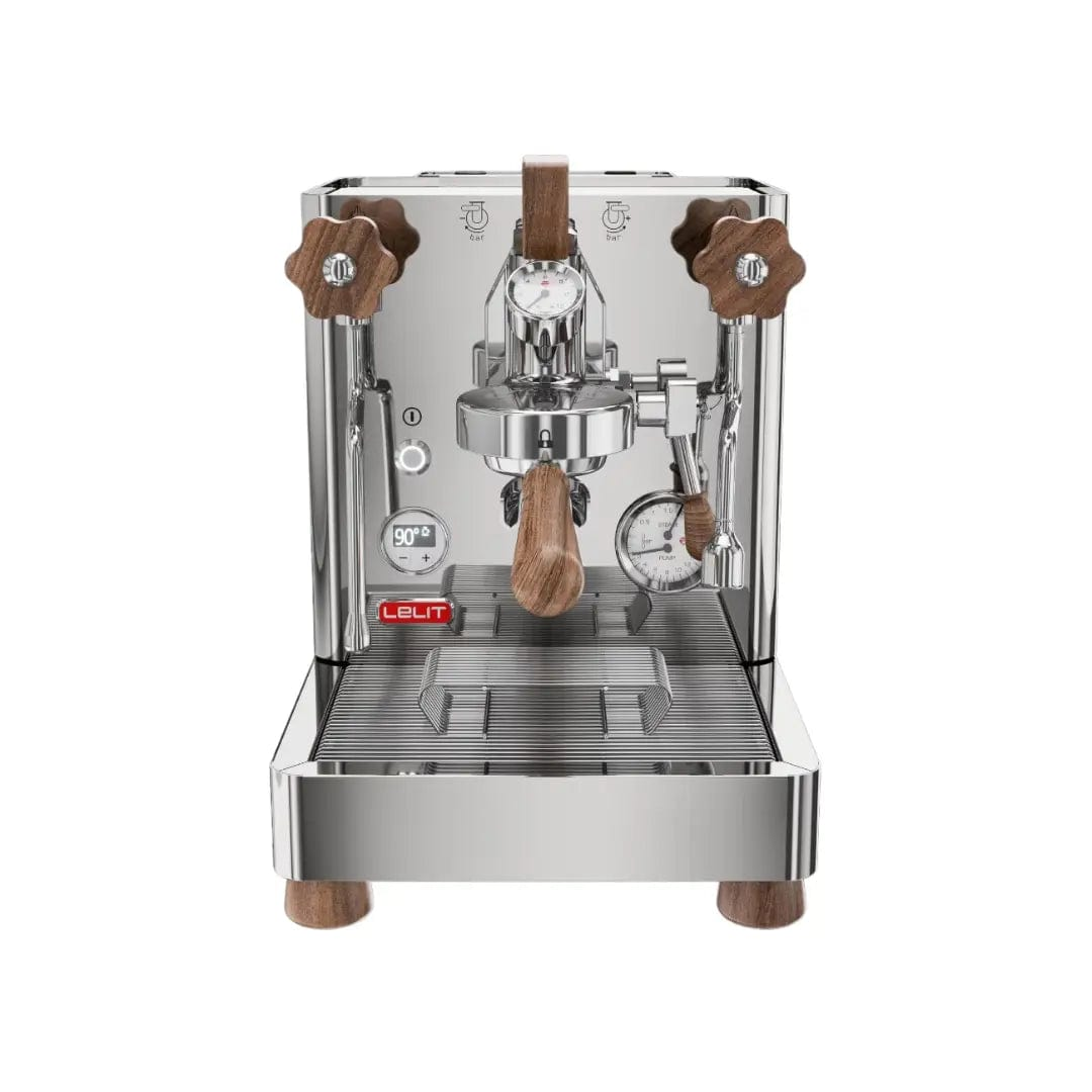 Lelit Bianca Espressomaschine – Edelstahl, Doppelmanometer, Holzdetails Espressomaschinen Lelit - rhiinland.com