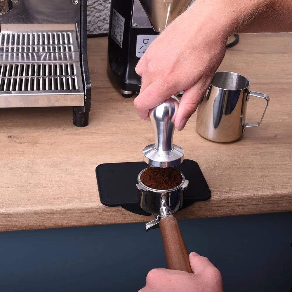 Kombi Tamper Matte - Silikon - Für die Kante oder vor der Mühle Tamper Matte JoeFrex - rhiinland.com