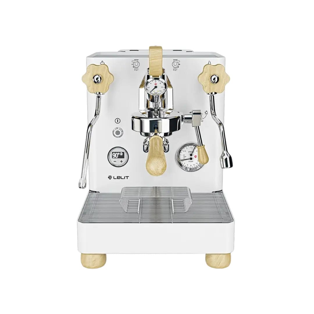 Lelit Bianca Espressomaschine – Edelstahl, Doppelmanometer, Holzdetails Espressomaschinen Lelit - rhiinland.com