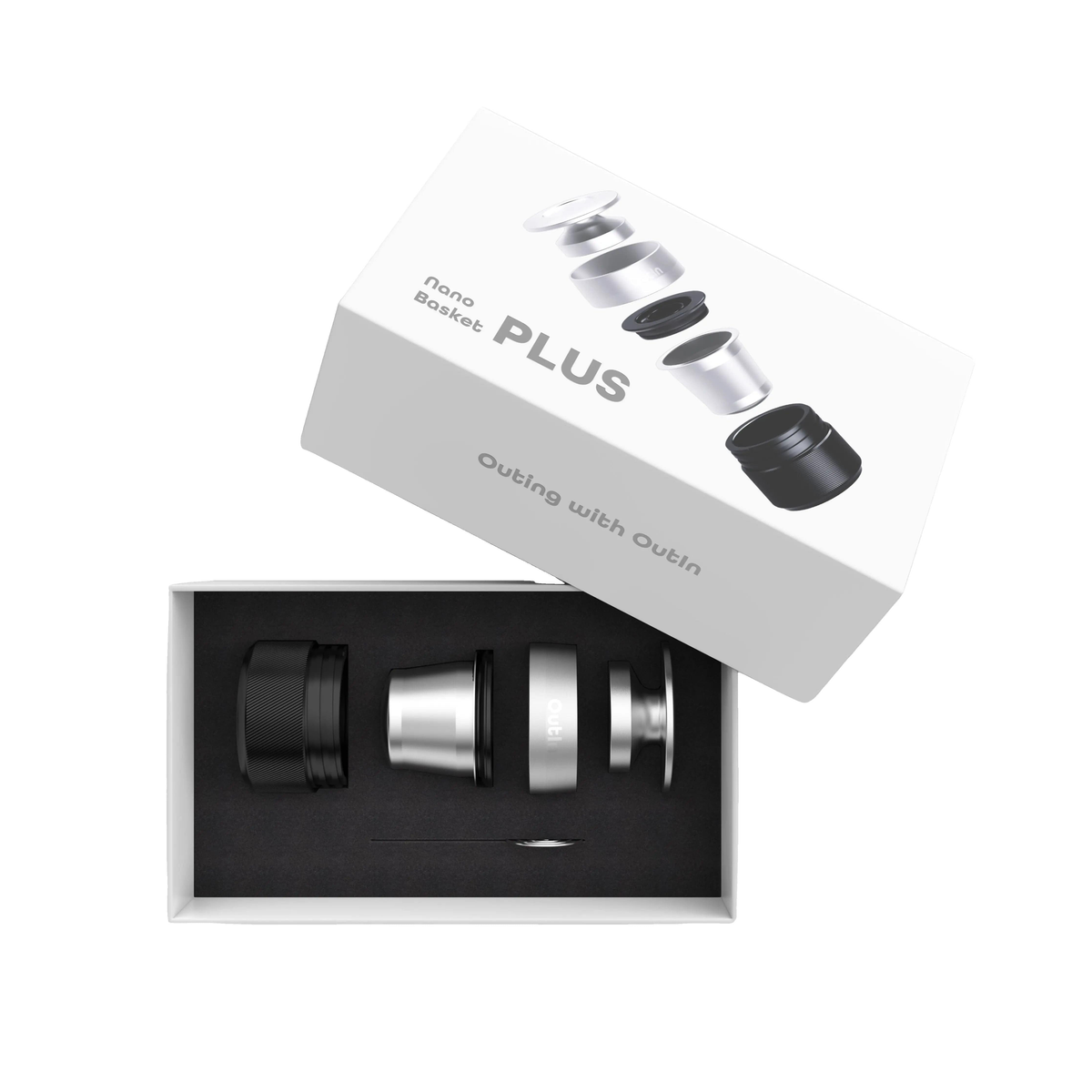 OutIn Nano Espresso Zubehör KIT Basket Plus für Double Shots Kaffee mobil OutIn - rhiinland.com