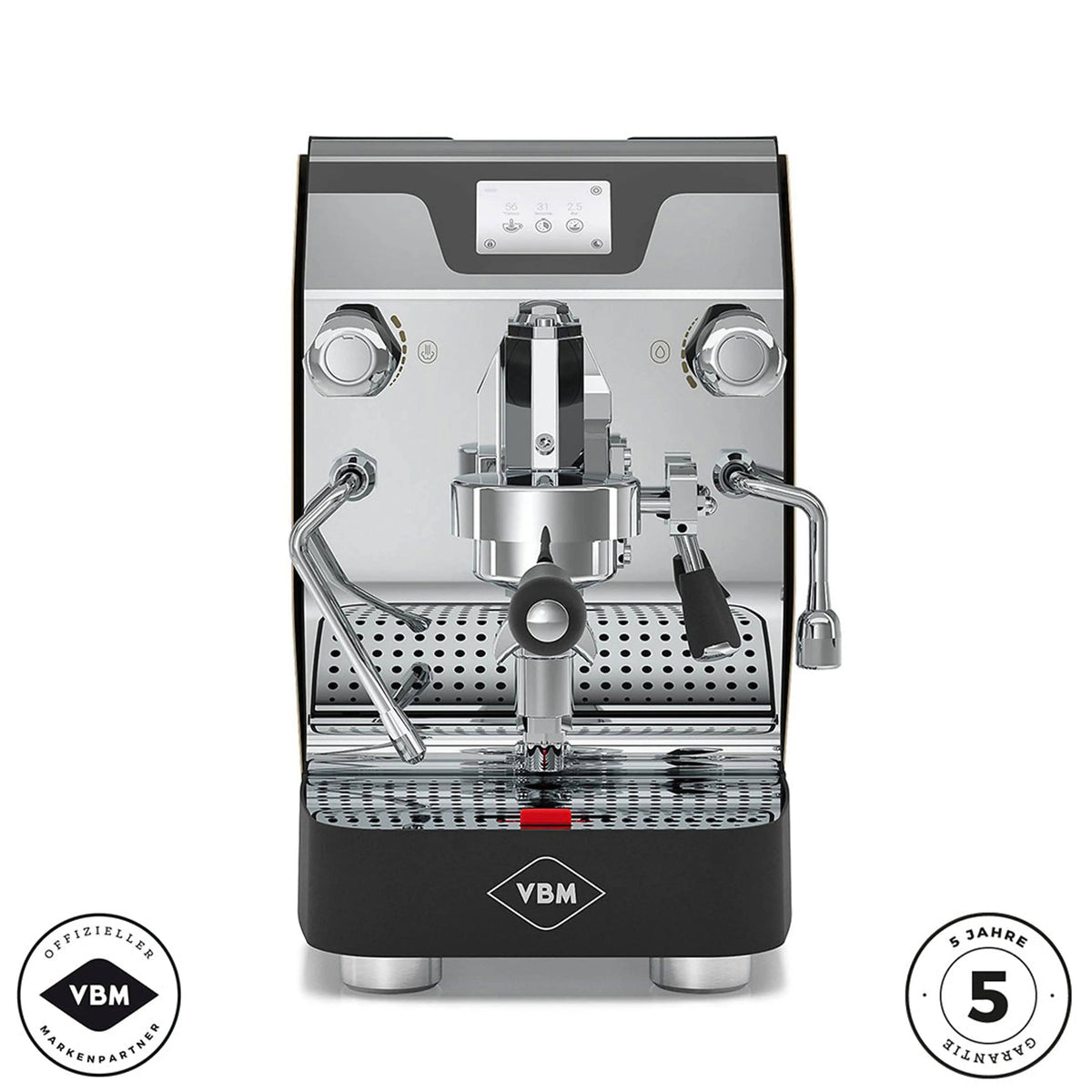 Vibiemme VBM New DOMOBAR Super Digital - Druckprofile, Dualboiler, Getriebepumpe, verschiedene Farben Espressomaschinen VBM - rhiinland.com