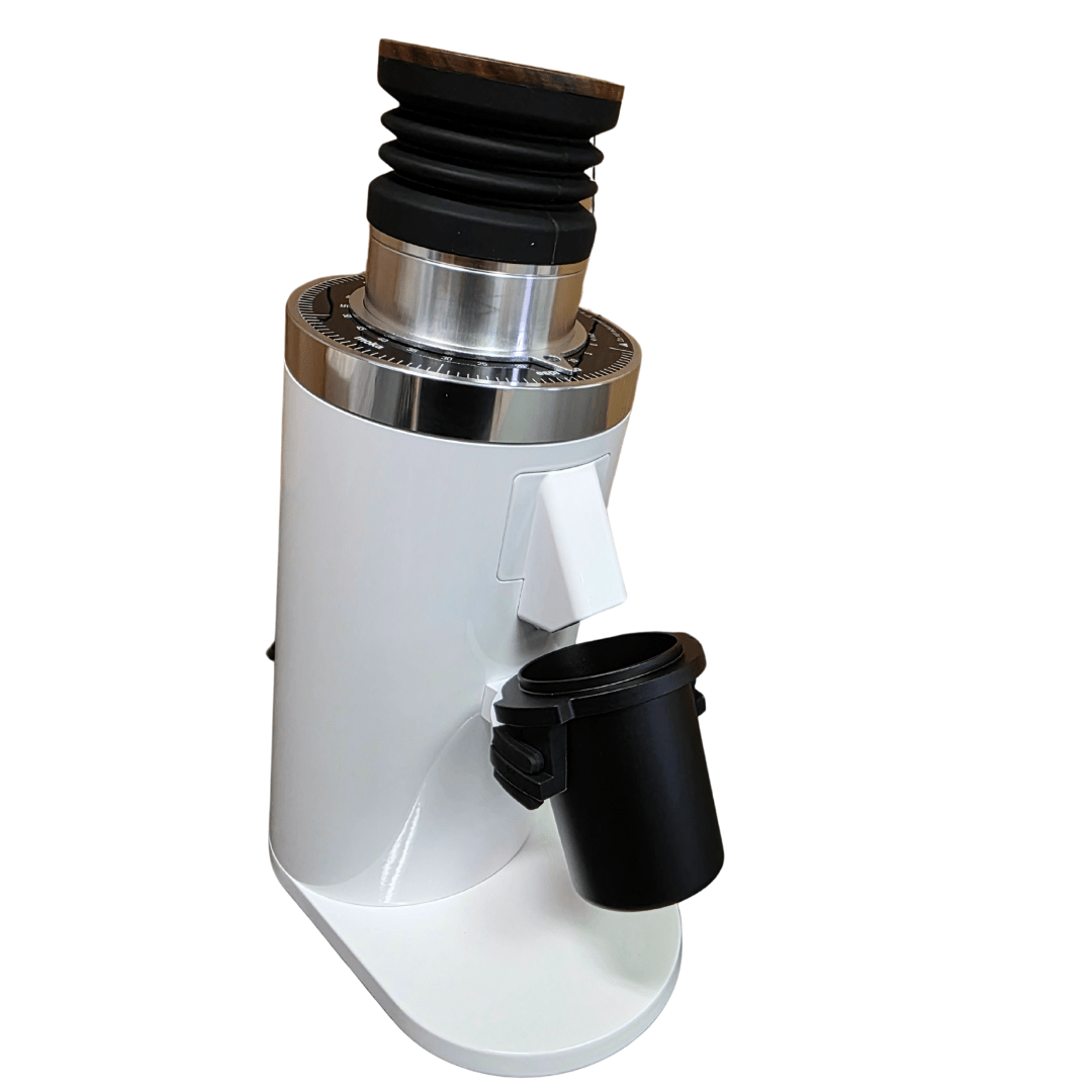 G-Iota DF 64 - Gen II - Version 2.5 - Titanium Red Burrs schwarz oder weiß - Single Dose Mühle Kaffeemühlen G-Iota - rhiinland.com