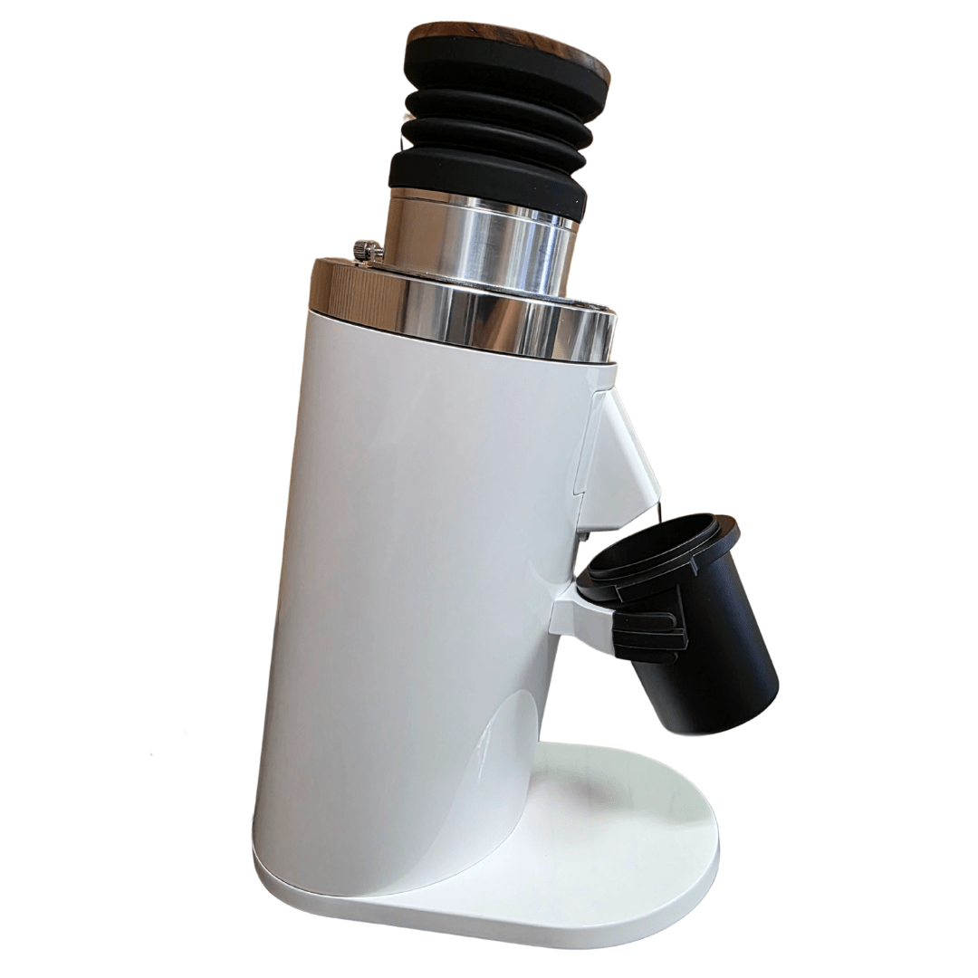 G-Iota DF 64 - Gen II - Version 2.5 - Titanium Red Burrs schwarz oder weiß - Single Dose Mühle Kaffeemühlen G-Iota Weiß - rhiinland.com