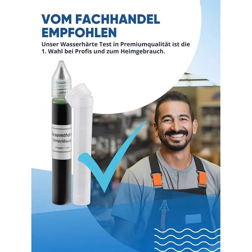 AGUALEVE Wasserhärte Test - Grad deutscher Härte Reiniger und Entkalker Agualeve - rhiinland.com