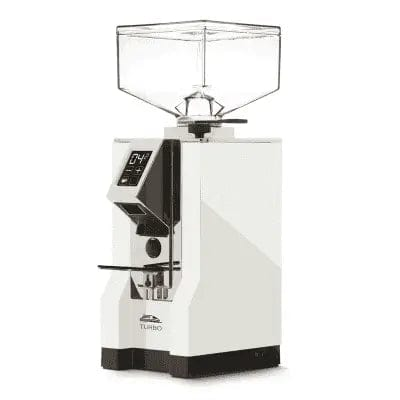 Eureka Mignon TURBO - 65 mm Scheiben, Auswurf Chrom, Schwarz, verschiedene Farben Kaffeemühlen Eureka Weiß Chrom 16 CR - rhiinland.com