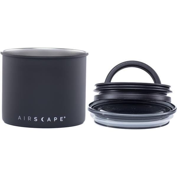 Airscape® Edelstahl-Aromabehälter – Edition rhiinland.com Bohnenbehälter Rheinland.Collection 250 Gramm Schwarz - rhiinland.com