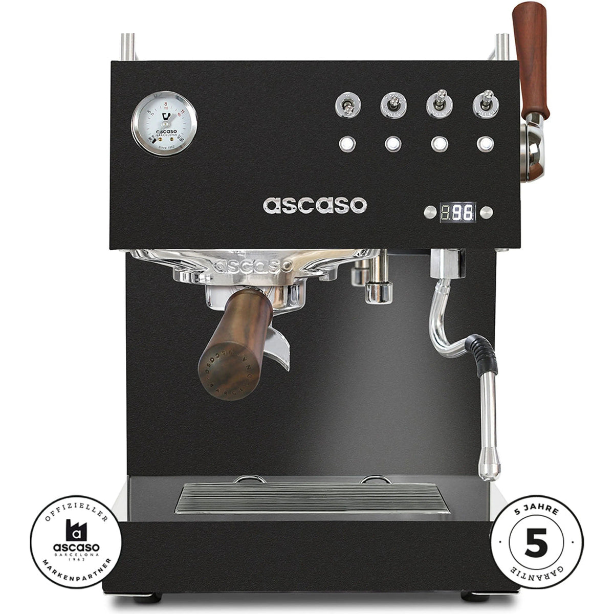 Ascaso Steel DUO PLUS V3 – Dual-Thermoblock, PID, Profi-Features Espressomaschinen Ascaso - rhiinland.com
