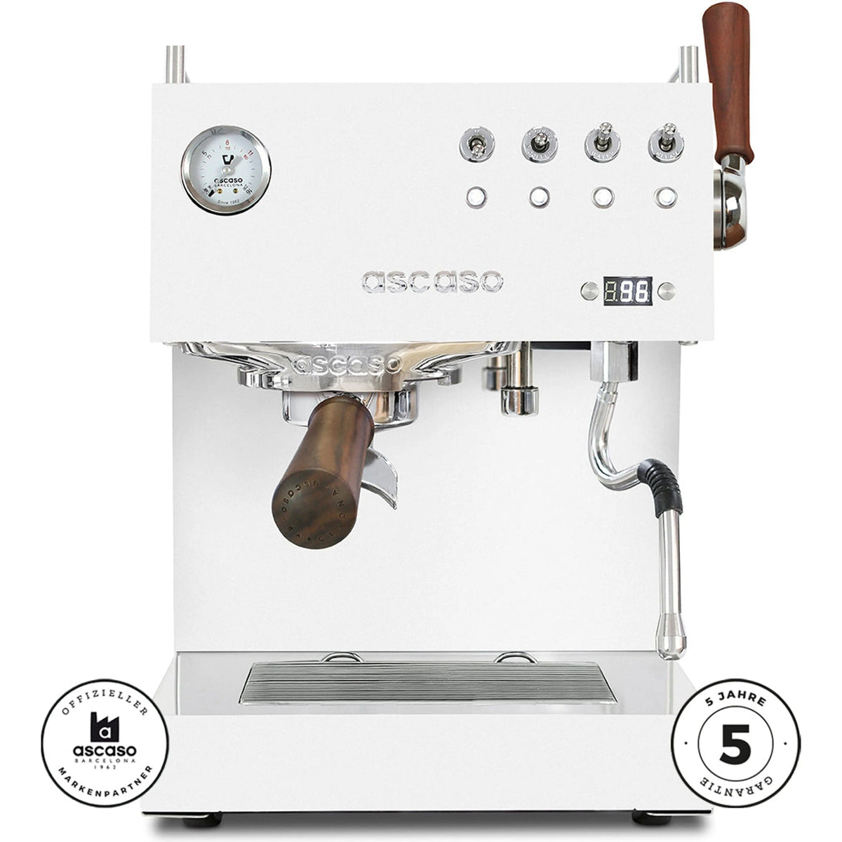 Ascaso Steel DUO PLUS V3 – Dual-Thermoblock, PID, Profi-Features Espressomaschinen Ascaso - rhiinland.com