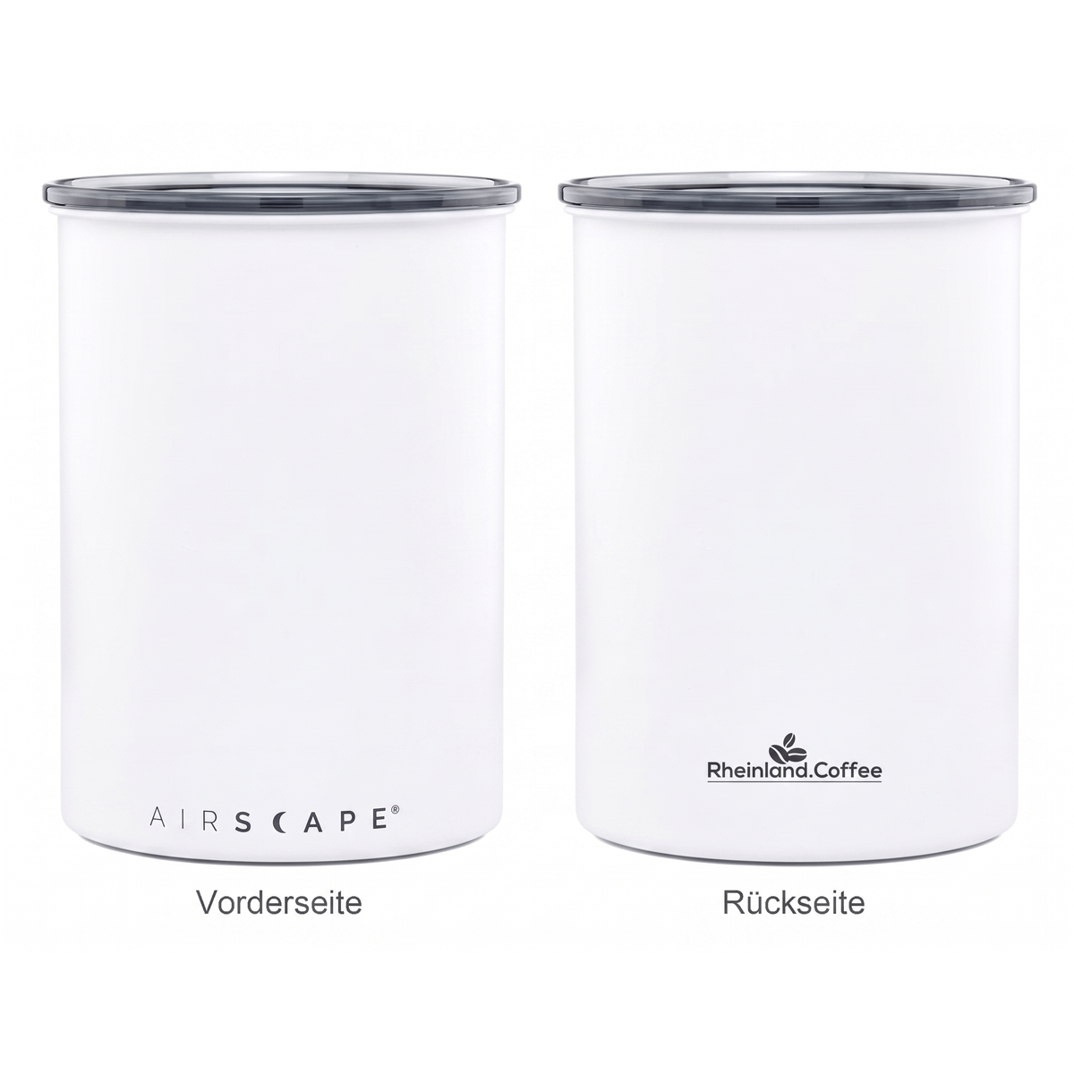 Airscape® Edelstahl-Aromabehälter – Edition rhiinland.com Bohnenbehälter Rheinland.Collection - rhiinland.com