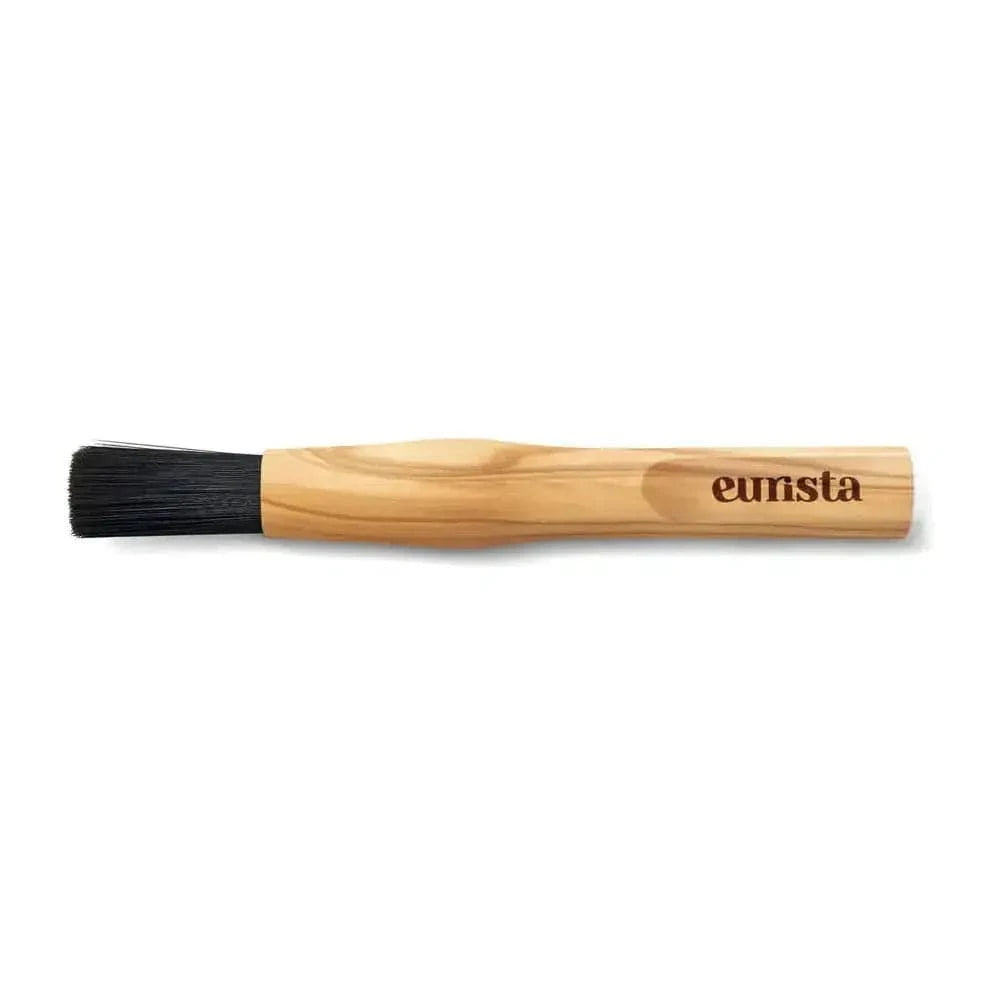 Barista Pinsel - Eurista Brush - Fester Bürstenkopf Nussbaum Olive Eiche Schwarz Pinsel und Bürsten Eurista Olivenholz - rhiinland.com