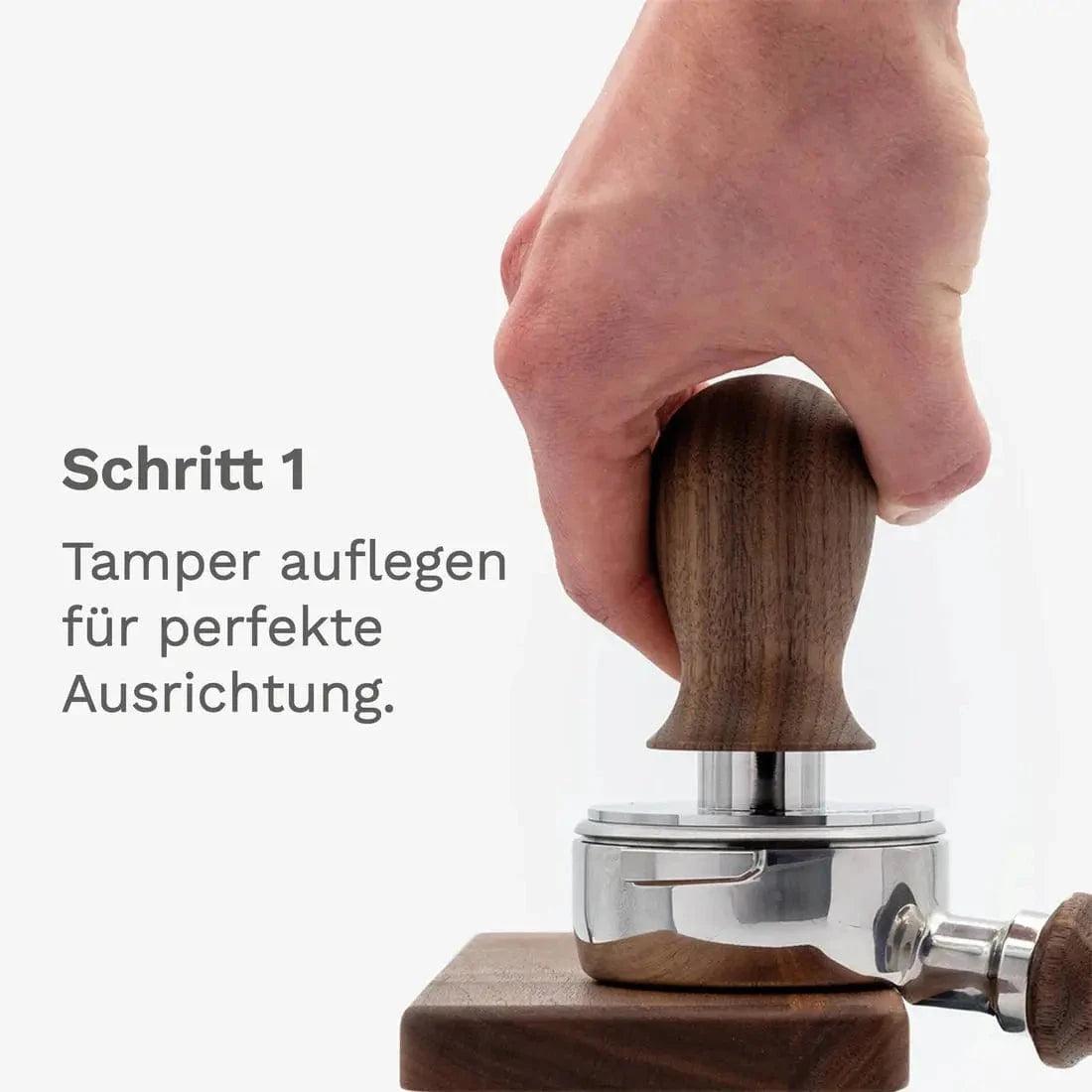 WIEDECENT Tamper V6 - Selbstausrichtend und druckreguliert Tamper Wiedemann Manufaktur - rhiinland.com