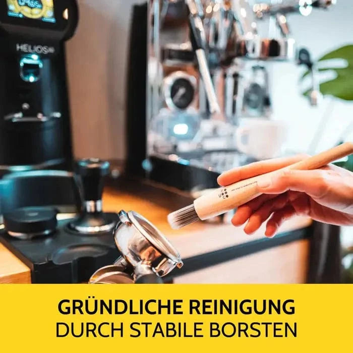 Barista Pinsel Holz - Natur oder Schwarz von COYOOCO Pinsel und Bürsten COYOOCO - rhiinland.com