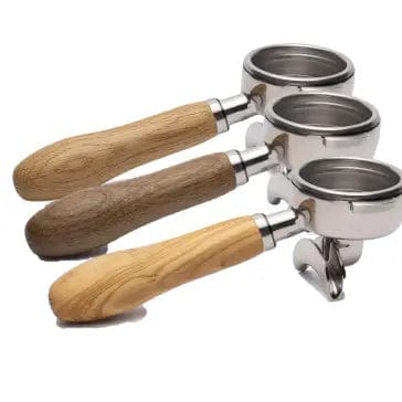 Brewspire Edelstahl Holz Siebträger DOPPELAUSLAUF für E61 Siebträger Brewspire - rhiinland.com