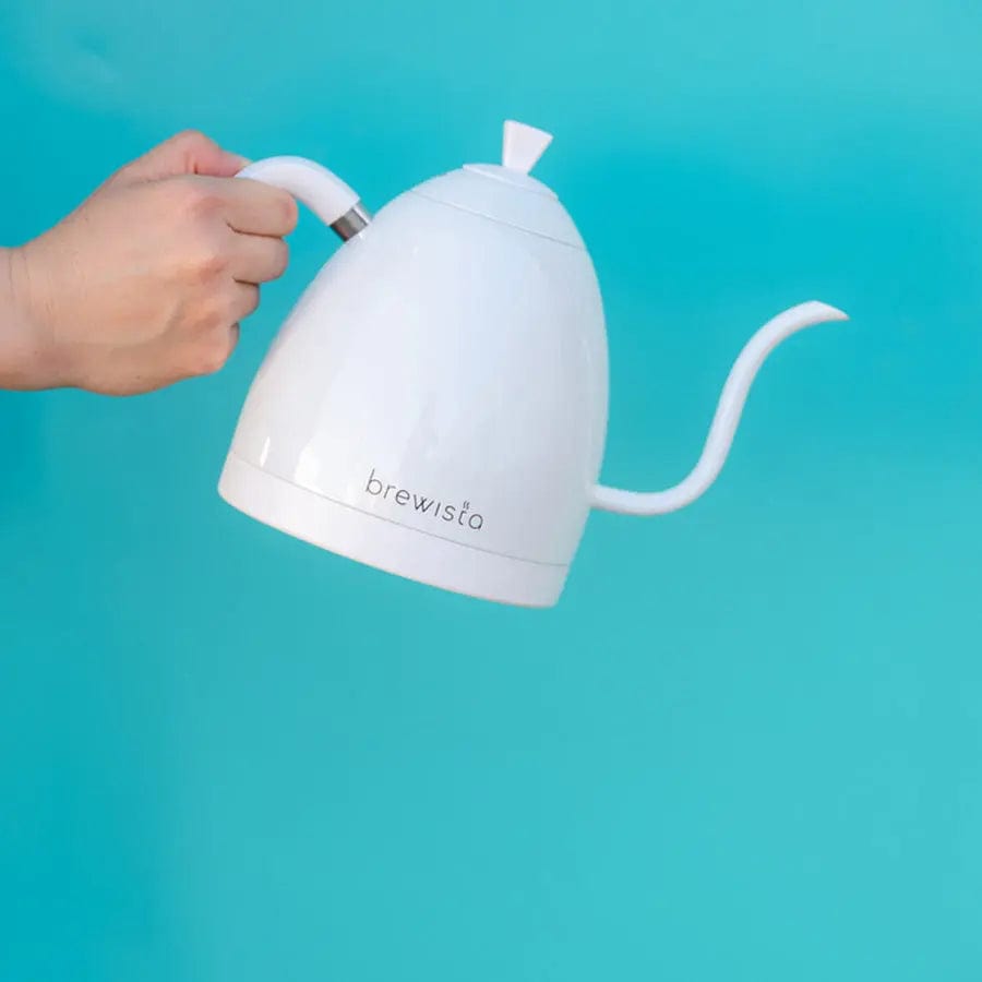 Brewista Artisan 1.0 L Gooseneck Variable Kettle - Weiß/Weiß - Wasserkocher Wasserkanne Brewista - rhiinland.com