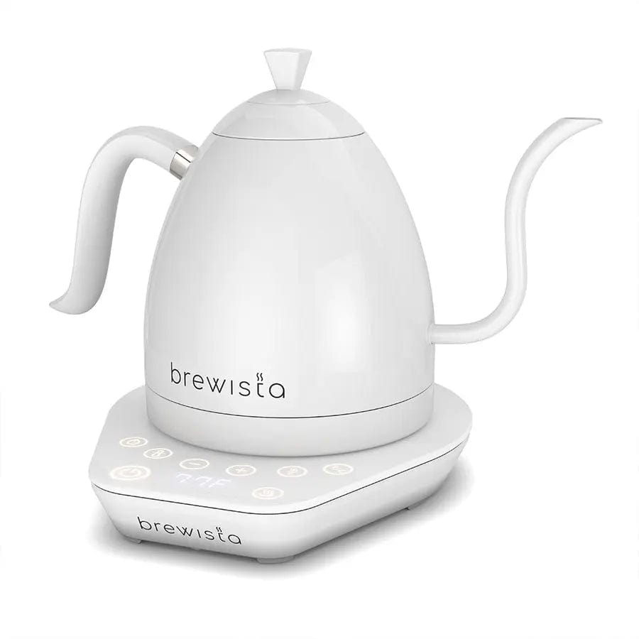 Brewista Artisan 1.0 L Gooseneck Variable Kettle - Weiß/Weiß - Wasserkocher Wasserkanne Brewista - rhiinland.com