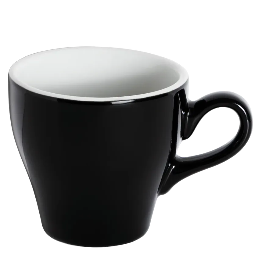 Loveramics Tulip Espresso – 80ml Tasse & 12,5cm Untertasse Espressotasse Loveramics Tasse Schwarz - rhiinland.com