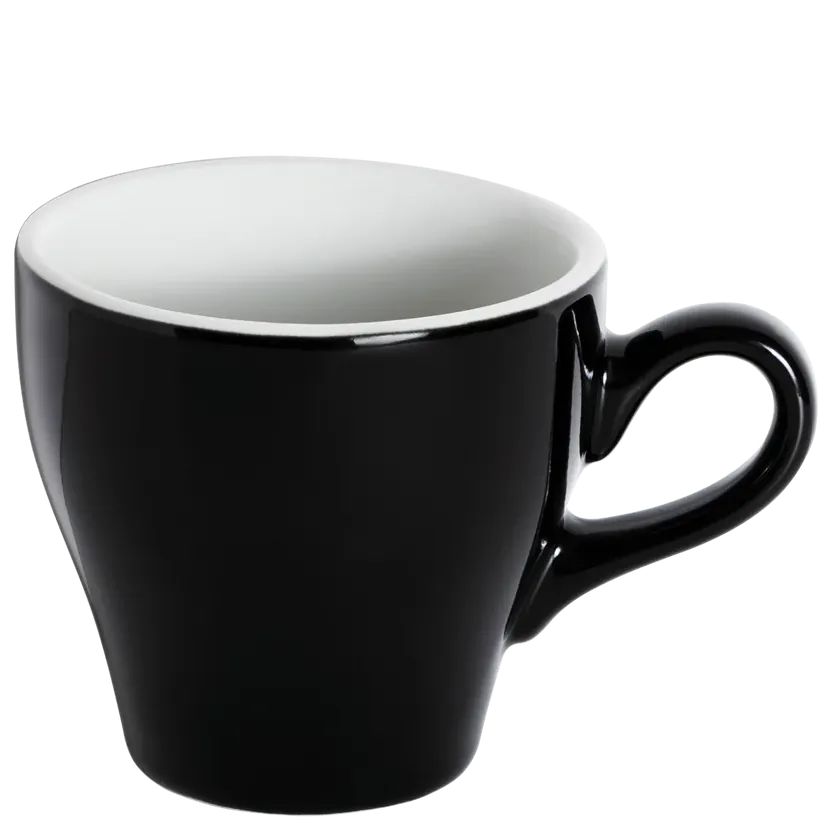 Loveramics Tulip Café Latte – 280ml Tasse & 15cm Untertasse Milchkaffeetasse Loveramics Tasse Schwarz - rhiinland.com