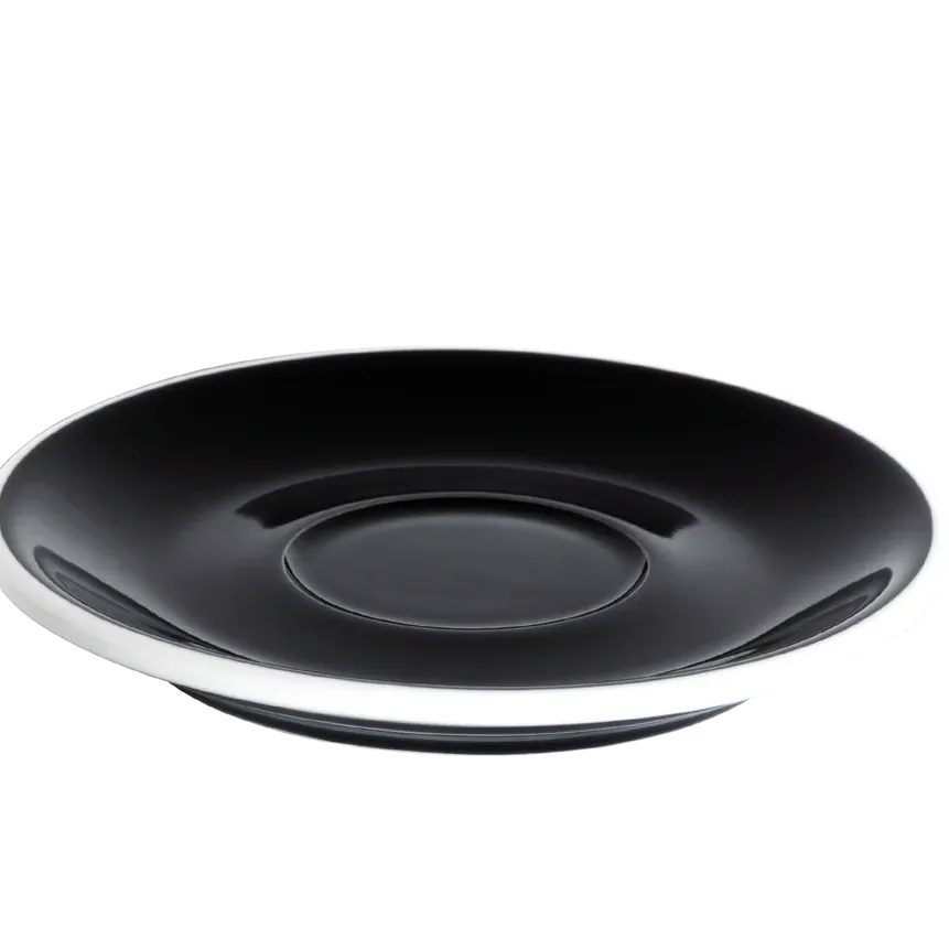 Loveramics Tulip Café Latte – 280ml Tasse & 15cm Untertasse Milchkaffeetasse Loveramics Untertasse Schwarz - rhiinland.com