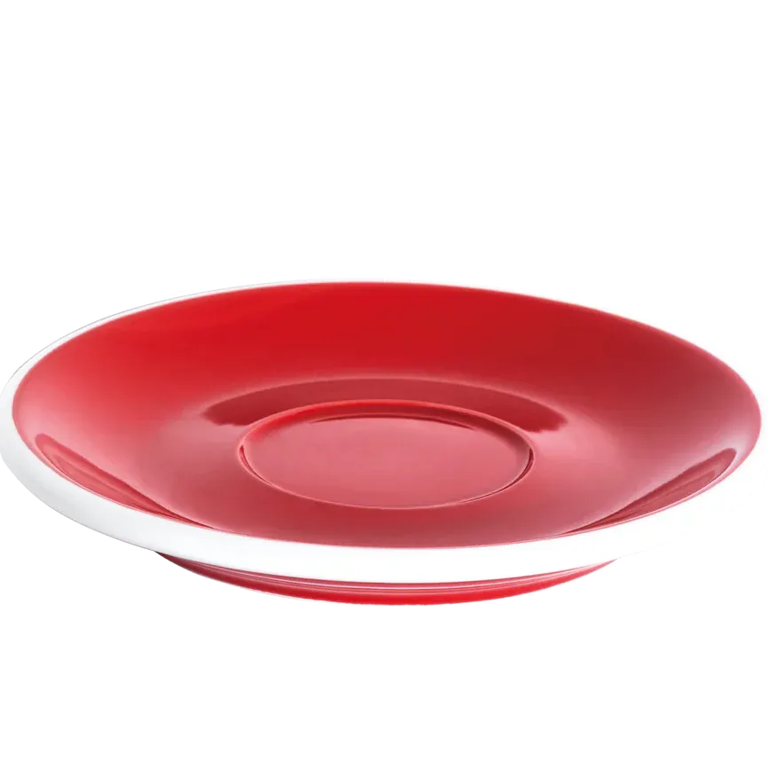 Loveramics Tulip Café Latte – 280ml Tasse & 15cm Untertasse Milchkaffeetasse Loveramics Untertasse Rot - rhiinland.com