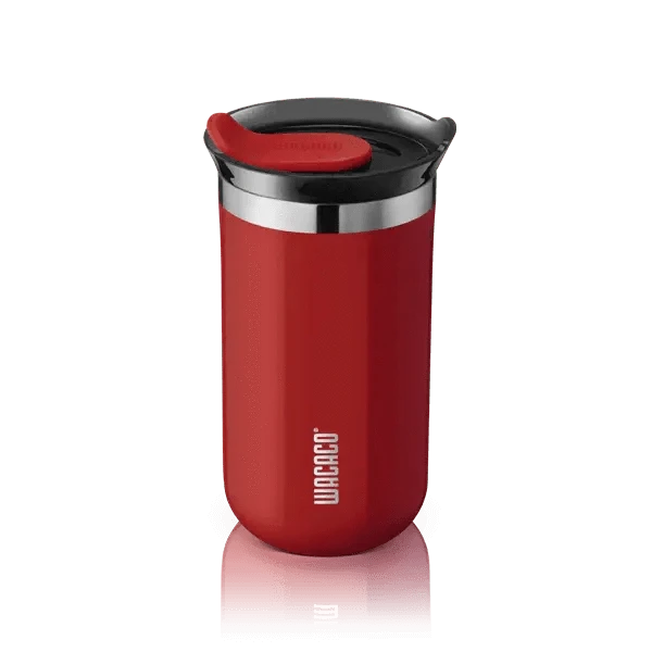 WACACO Octaroma - Vakuum-Isolierter Kaffeebecher für unterwegs Kaffee mobil WACACO Rot 300 ml - rhiinland.com