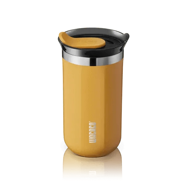 WACACO Octaroma - Vakuum-Isolierter Kaffeebecher für unterwegs Kaffee mobil WACACO Gelb 300 ml - rhiinland.com