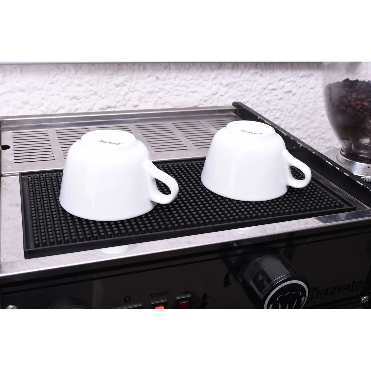 Barista Bar Matte - Silikon - Ideal für Tassen auf der Maschine Tamper Matte JoeFrex - rhiinland.com