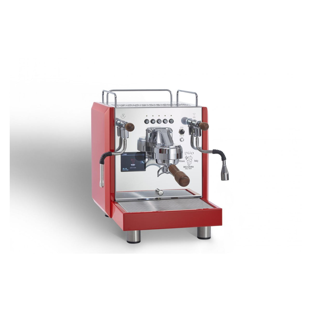Bezzera Duo DE – Dualboiler mit volumetrischer Dosierung - Classic Red