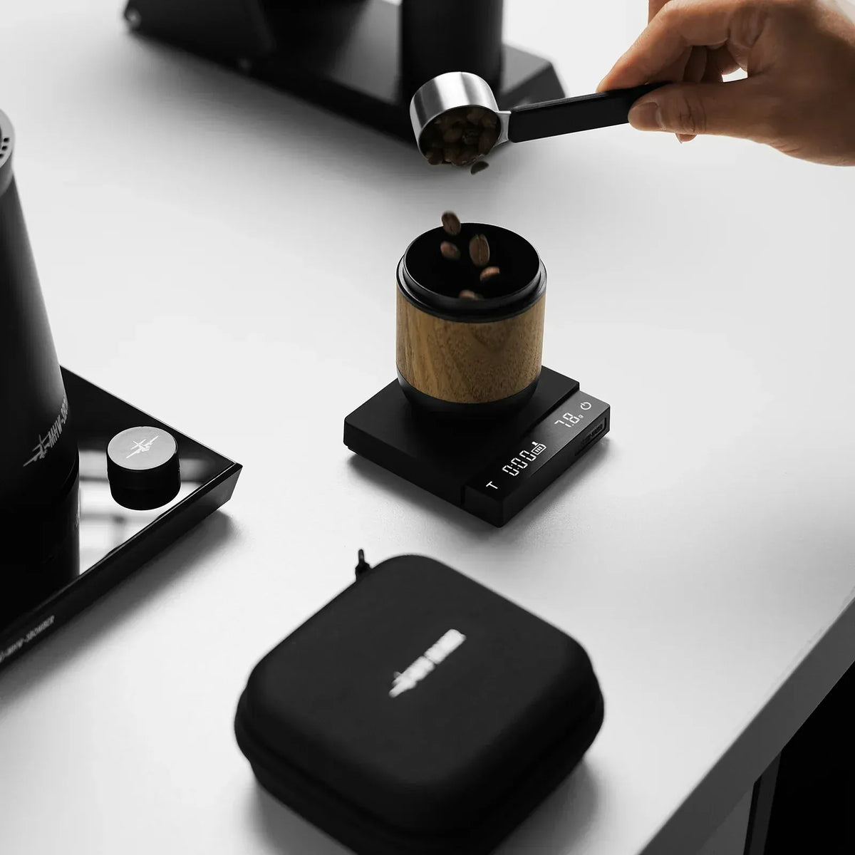 MHW-3BOMBER Cube Coffee Scale 3.0 Micro – Präzisions Kaffeewaage Waage MHW-3Bomber - rhiinland.com