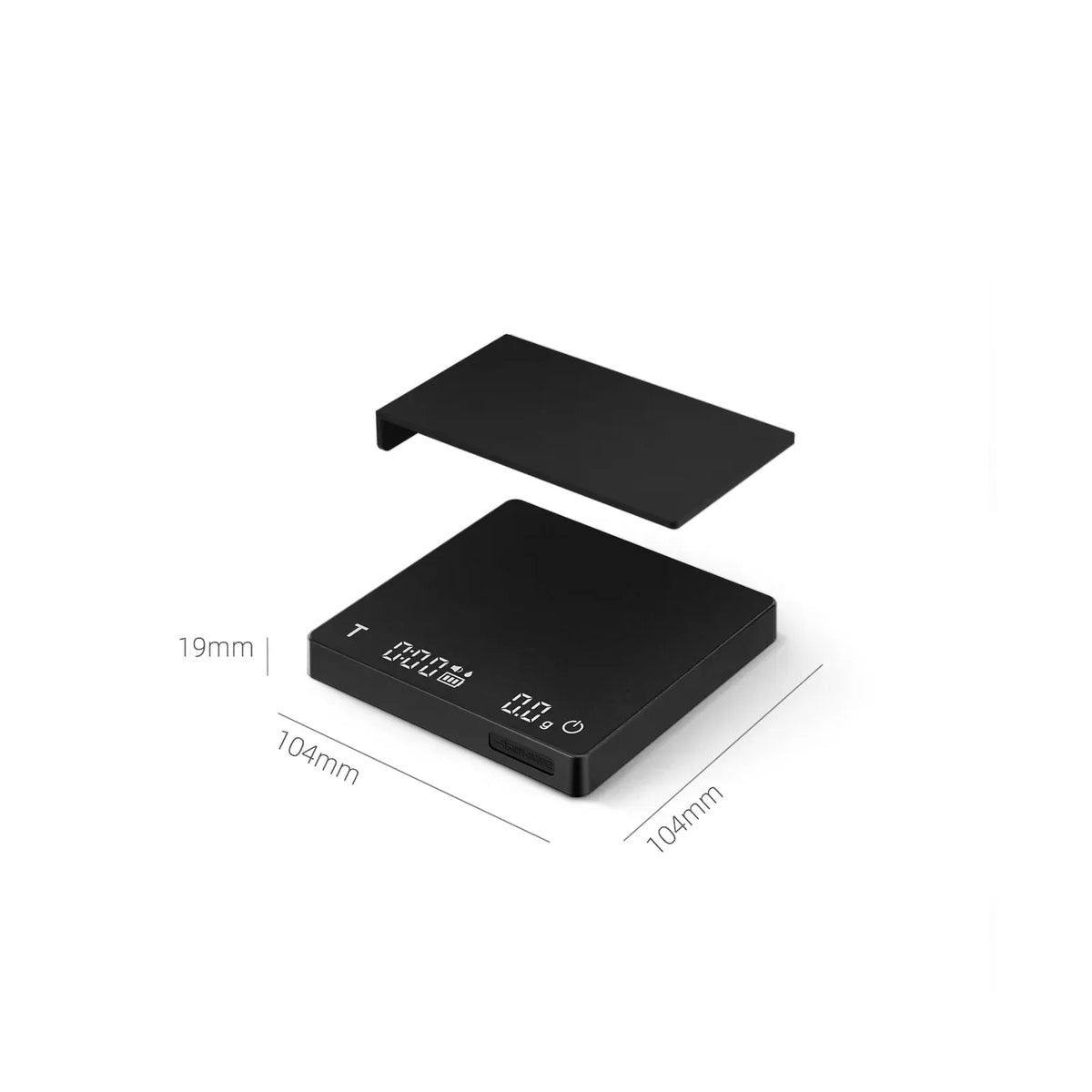 MHW-3BOMBER Cube Coffee Scale Mini 3.0 Pro – Kompakte Espresso Waage Waage MHW-3Bomber - rhiinland.com