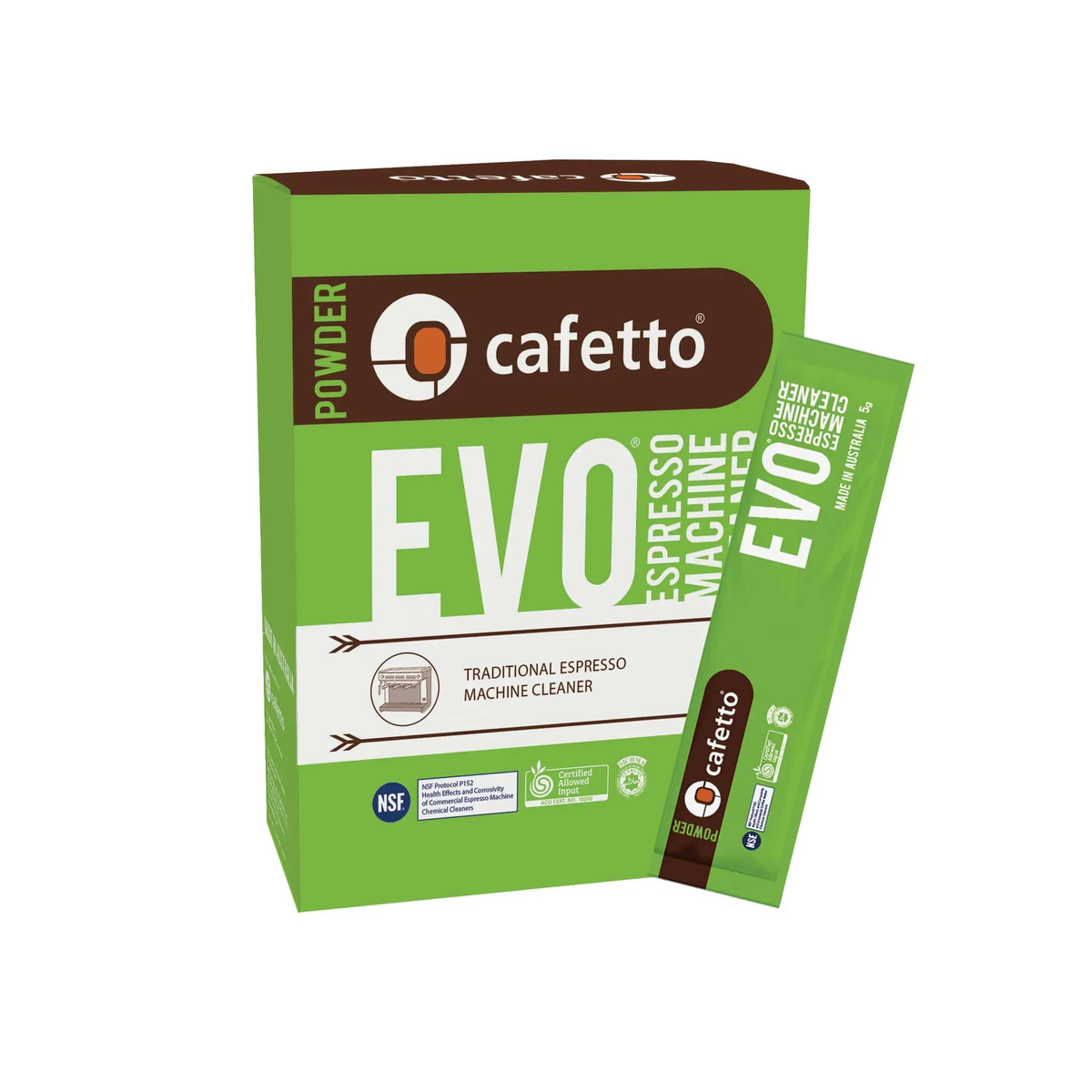 Cafetto EVO Espresso Machine Cleaner - Dosierter Reiniger für deinen Siebträger Reiniger und Entkalker cafetto - rhiinland.com