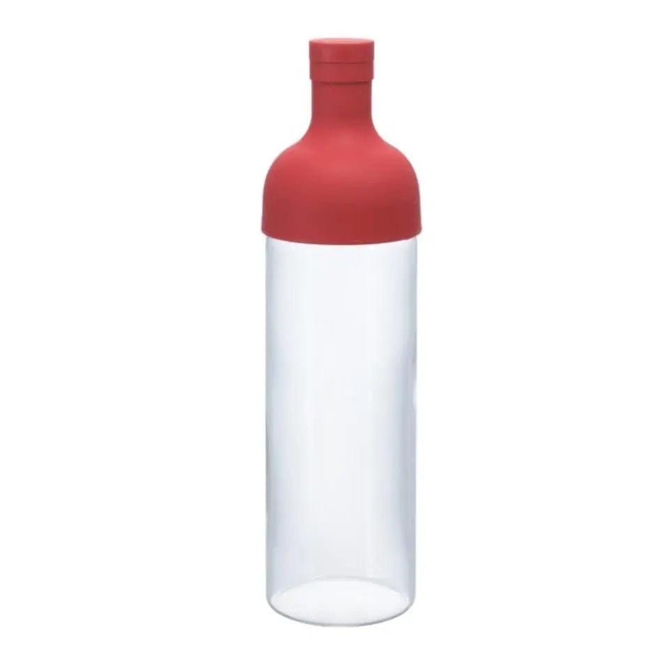 HARIO Filter in Bottle Portable - Cold Brewed Tea - Eistee Trinkflasche Hario Rot 750 ml - rhiinland.com
