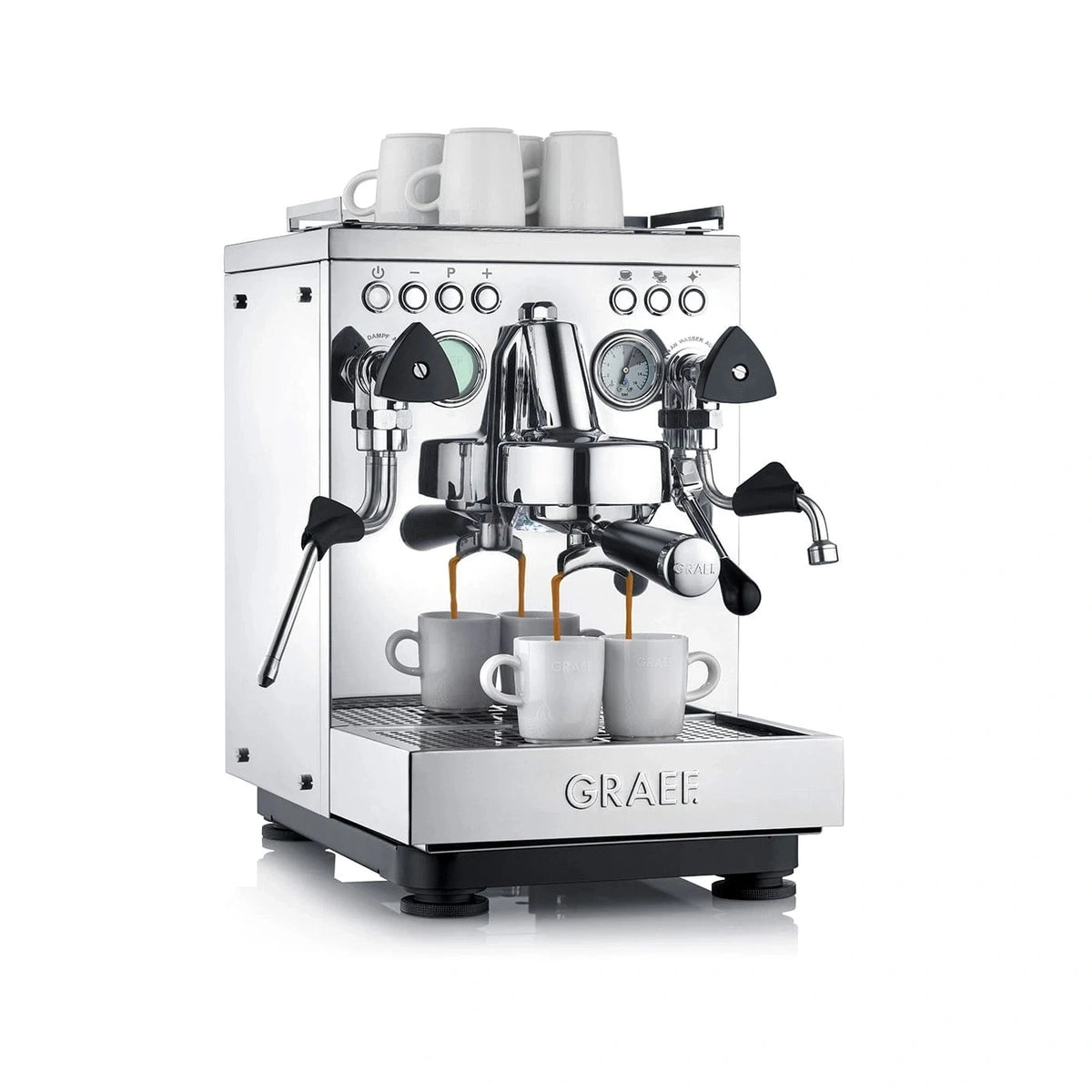 GRAEF Estessa - Duo Thermoblock Chrom Druckprofile Espressomaschinen GRAEF - rhiinland.com