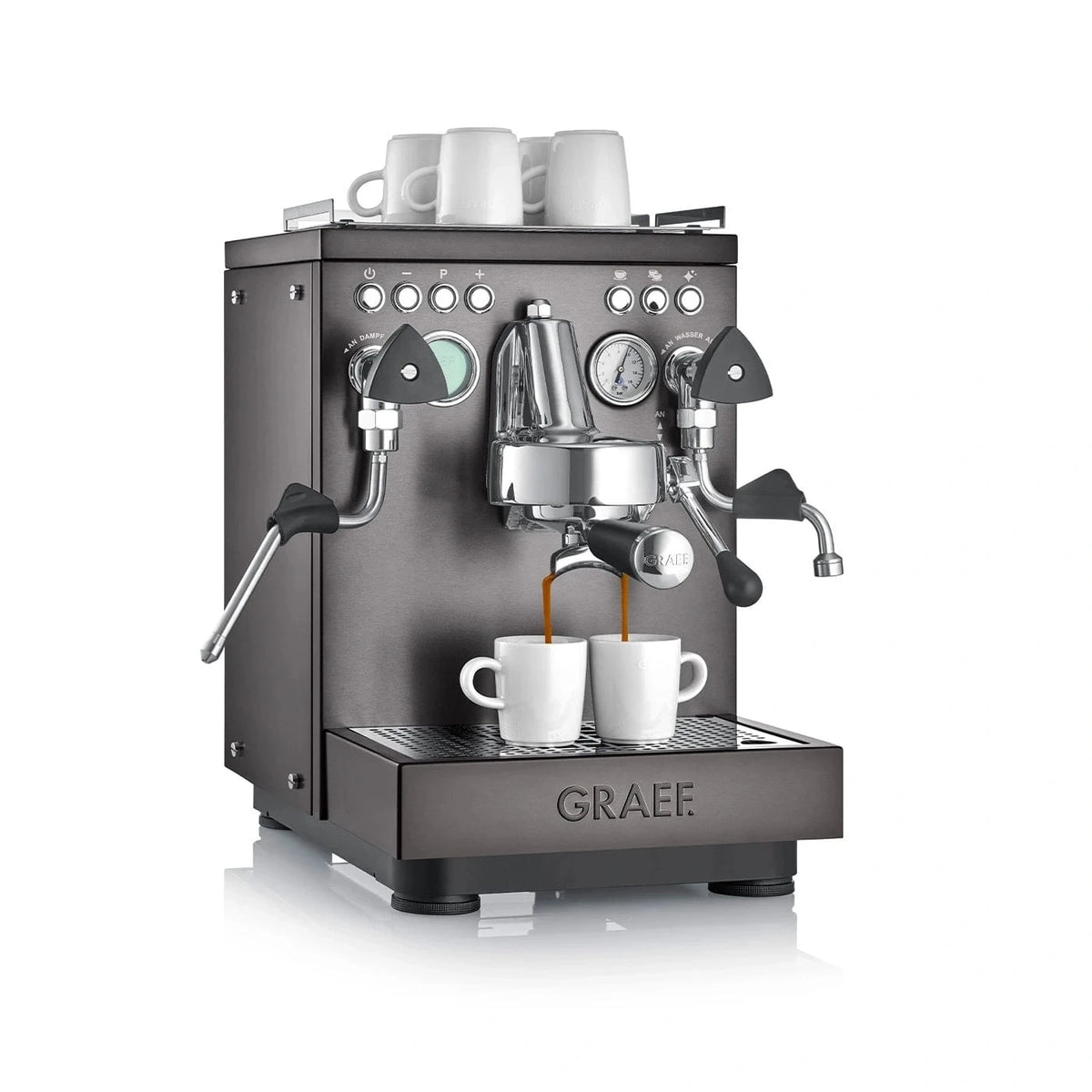 GRAEF Estessa - Duo Thermoblock schwarz gebürstet Limited Edition Espressomaschinen GRAEF - rhiinland.com