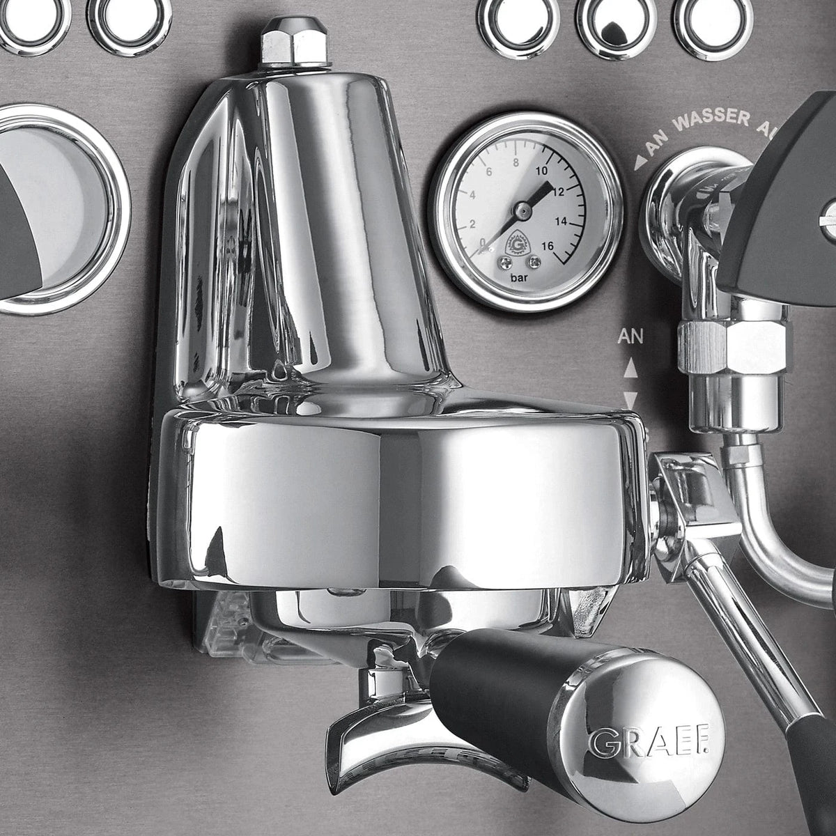 GRAEF Estessa - Duo Thermoblock schwarz gebürstet Limited Edition Espressomaschinen GRAEF - rhiinland.com