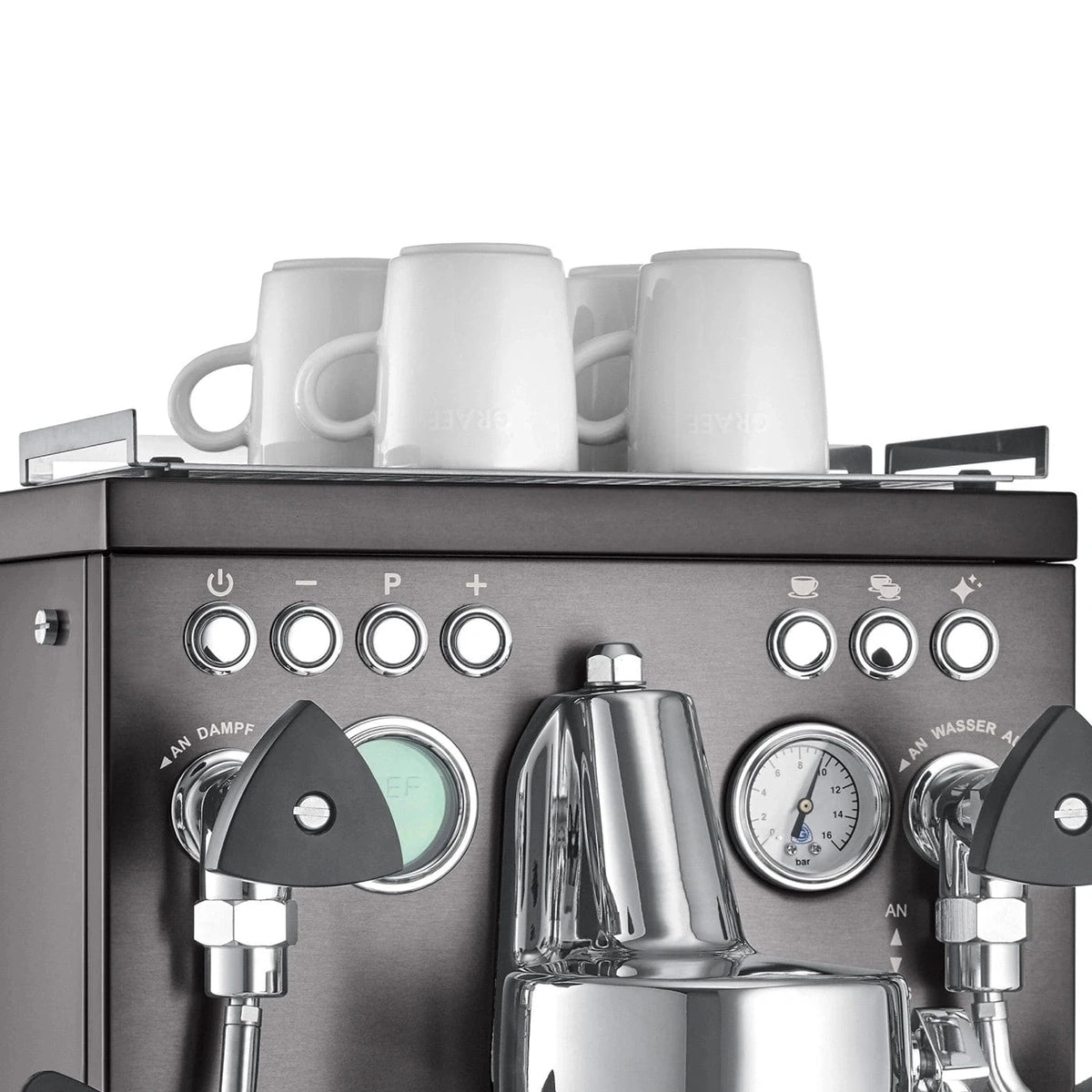 GRAEF Estessa - Duo Thermoblock schwarz gebürstet Limited Edition Espressomaschinen GRAEF - rhiinland.com