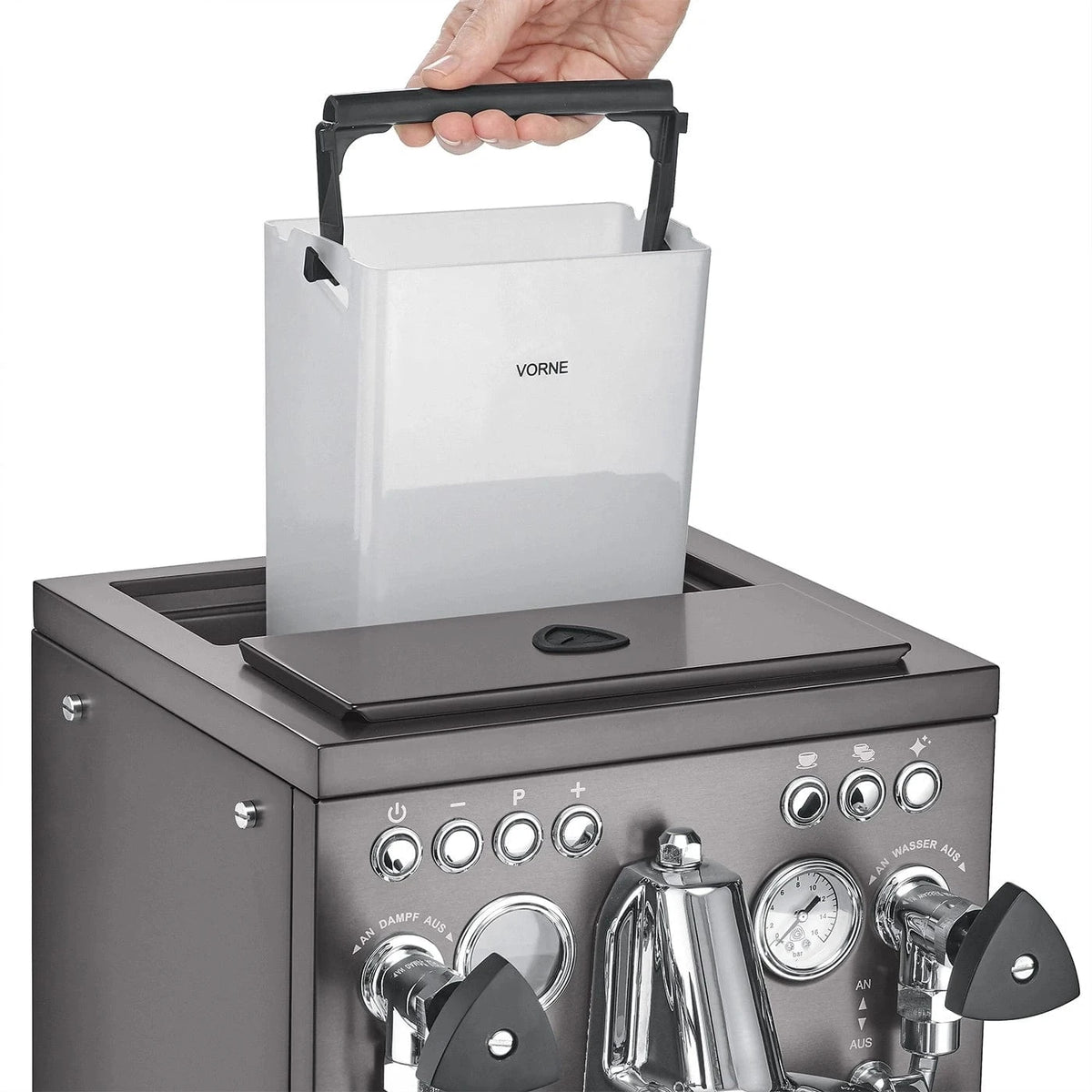 GRAEF Estessa - Duo Thermoblock schwarz gebürstet Limited Edition Espressomaschinen GRAEF - rhiinland.com