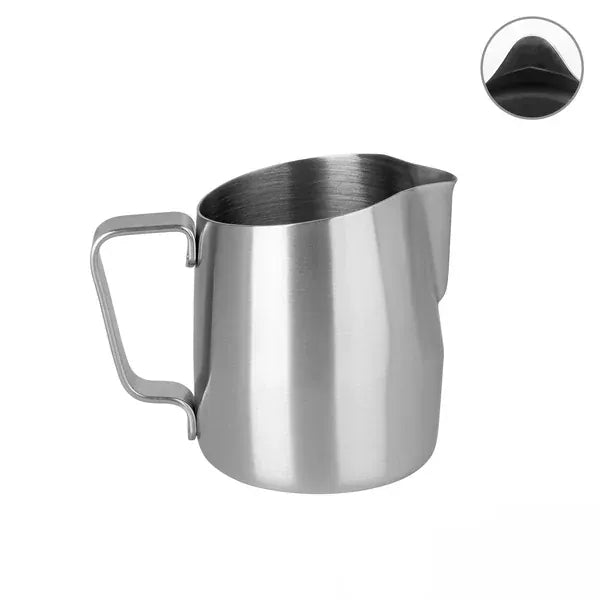 WPM Milchkännchen #06 – Round Spout Latte Art Pitcher Milchkännchen WPM 300 ml Chrom - rhiinland.com