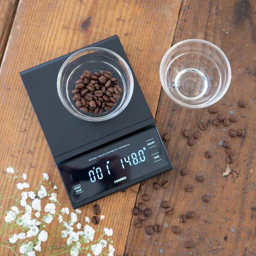 Hario Drip Scale - Waage mit Timer - Neue Version Waage Hario - rhiinland.com