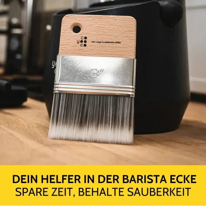 Kehrpinsel Natur - saubere Barista-Arbeitsfläche von COYOOCO Pinsel und Bürsten COYOOCO - rhiinland.com