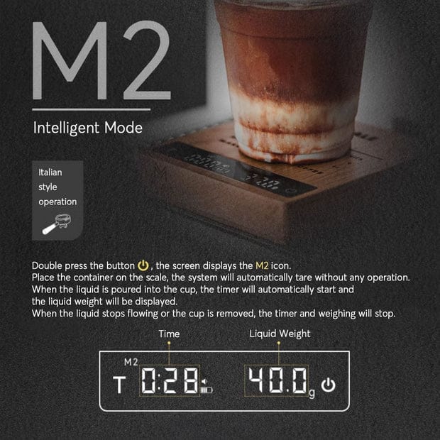 Lastaforest Muvan Holz-Kaffeewaage aus Walnussholz – Präzision trifft auf natürliches Design Waage Lastaforest - rhiinland.com